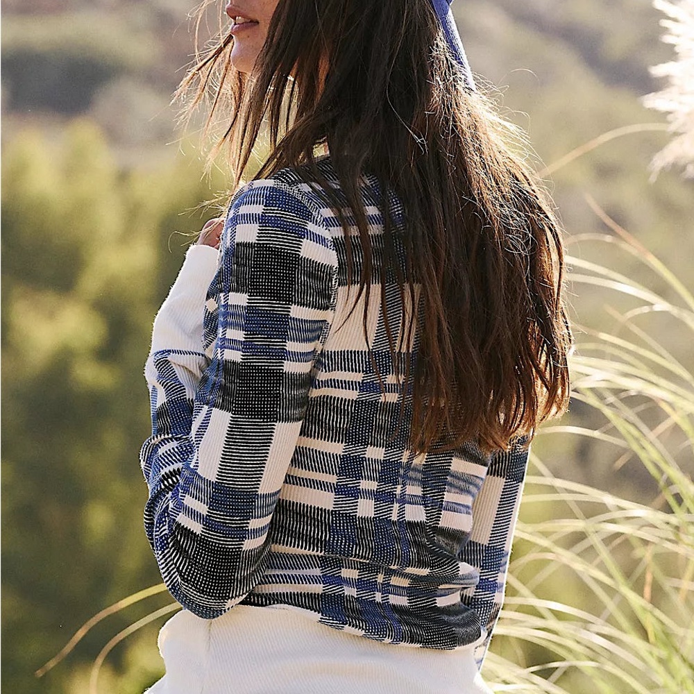 NEW Free People Movement Rally Printed Layer Long Sleeve - Picture 2 of 13